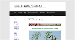 Desktop Screenshot of freundebasilikafrauenkirchen.at