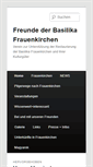 Mobile Screenshot of freundebasilikafrauenkirchen.at